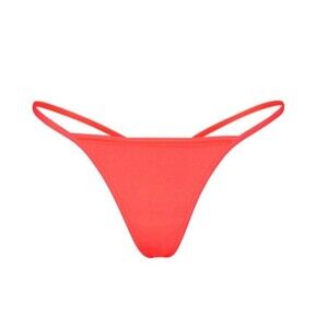 SKIMS FITS EVERYBODY T STRING THONG in Nectarine sz. XLarge